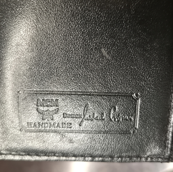 Vintage MCM Black Visetos Kisslock Wallet - Picture 10 of 14